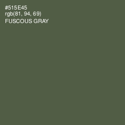 #515E45 - Fuscous Gray Color Image